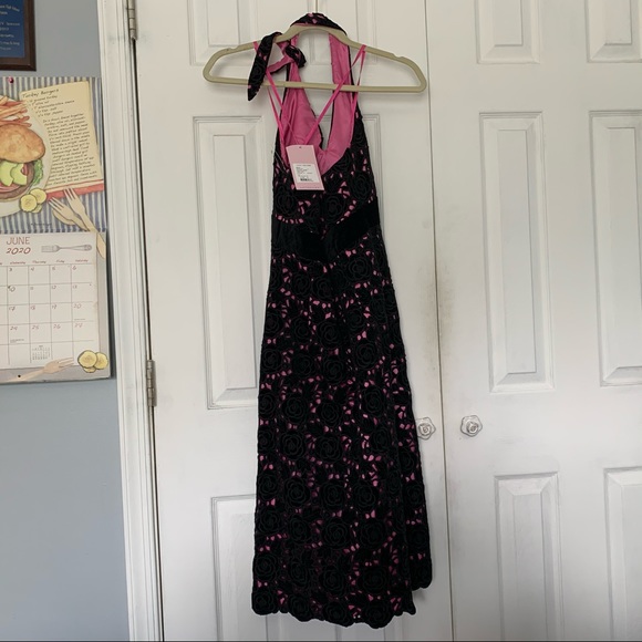 Lilly Pulitzer - Velvet Rose Halter Midi Dress - Picture 3 of 5